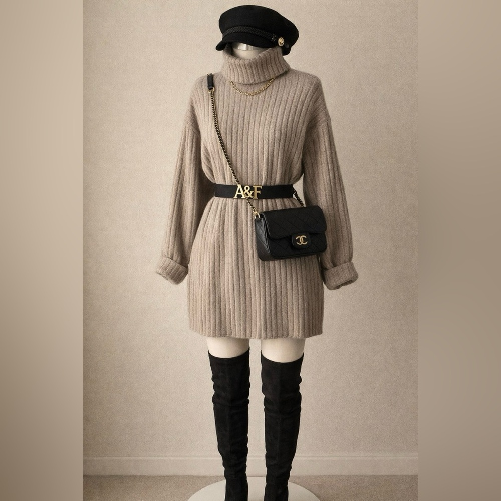 ✨ A&F Turtleneck Sweater Dress ✨